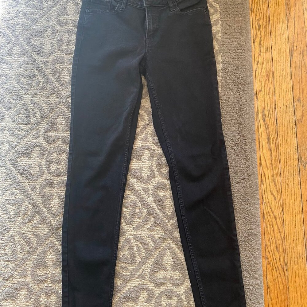 Black Old Navy Mid-Rise Rockstar Super Skinny pants size 4
